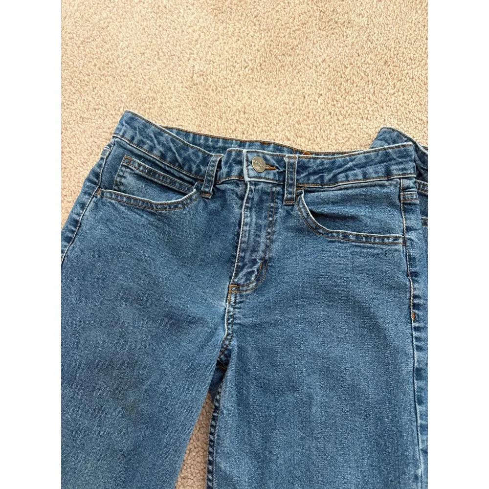 Bundle of 4 - Carhartt Kid Jeans Size 12 Denim Bootcut Adjustable Waist BD8374-B